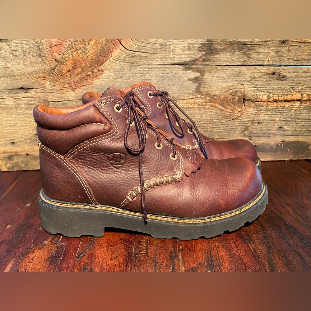 Womens Ariat Lace-up Hiking Boots Dark Brown 9.5